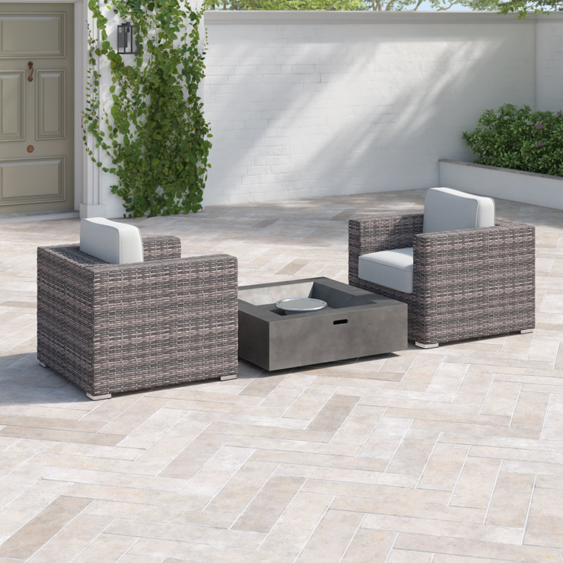 Wabbaseka 3 Pieces Multiple Chairs Seating Group with Cushions Joss